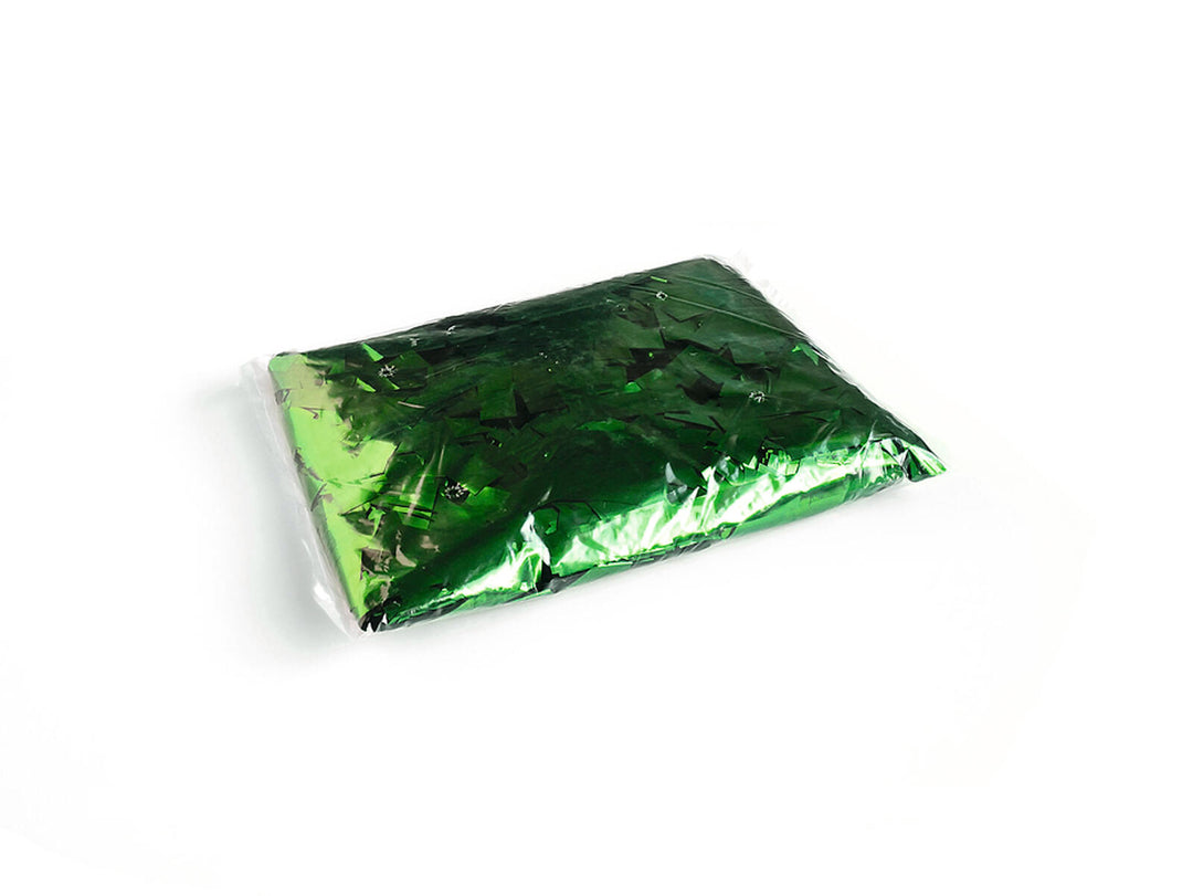 TCM FX Metallisches Konfetti rechteckig 55x18mm, grün, 1kg