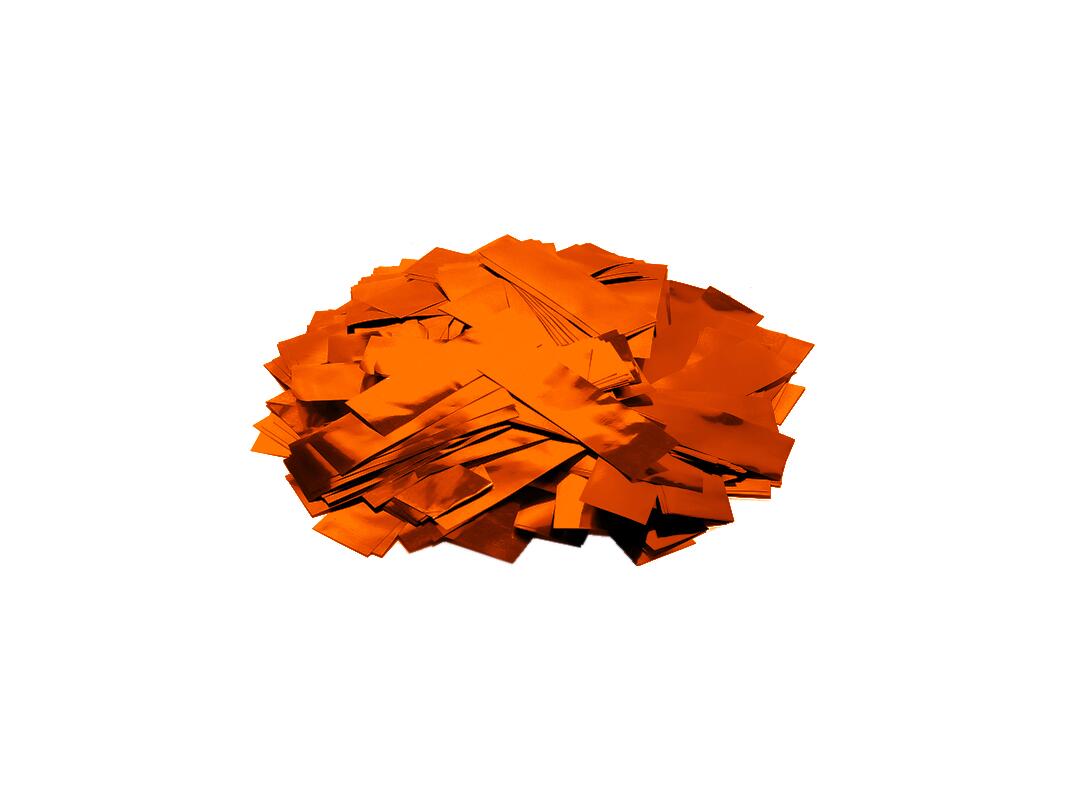 TCM FX Metallic Confetti rechteckig 55x18mm, orange, 1kg