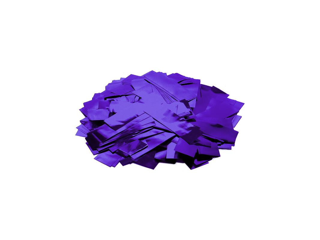TCM FX Metallic-Konfetti rechteckig 55x18mm, lila, 1kg