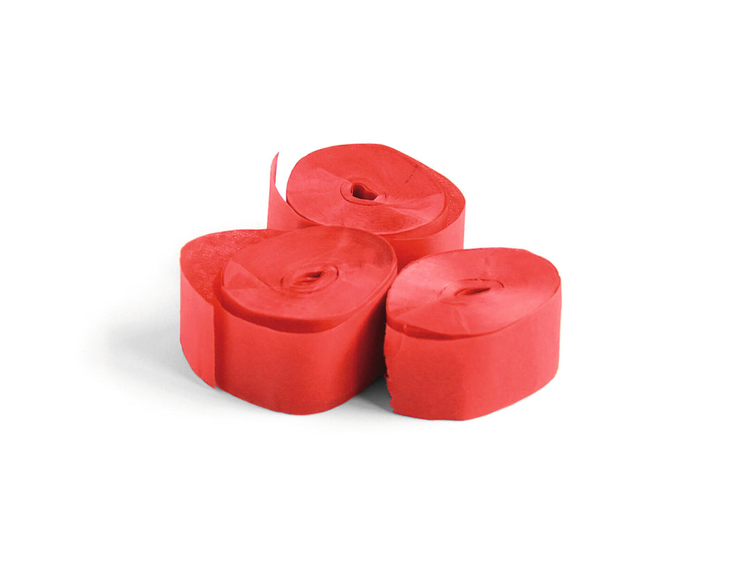 TCM FX Slowfall Streamers 10mx1.5cm, rot, 32x