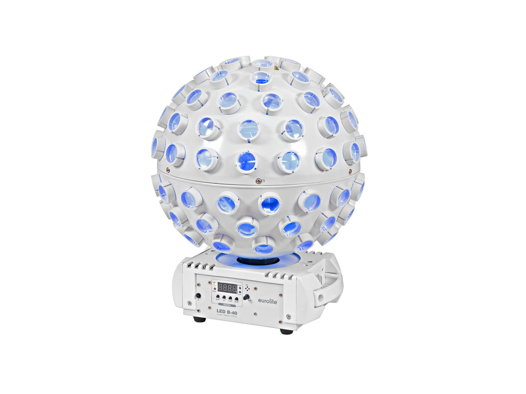 EUROLITE Set LED B-40 Laser Beam Effect weiß + Case