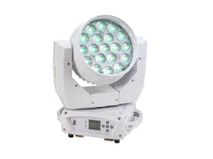 EUROLITE Set 2x LED TMH-X4 Moving Head Wash Zoom wh + EU-Koffer mit Rädern