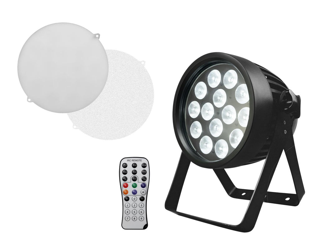 EUROLITE Set 4x LED IP PAR 14x8W QCL + Flugcase