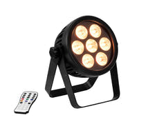 EUROLITE Set 4x LED 7C-7 Silent Slim Spot + Koffer