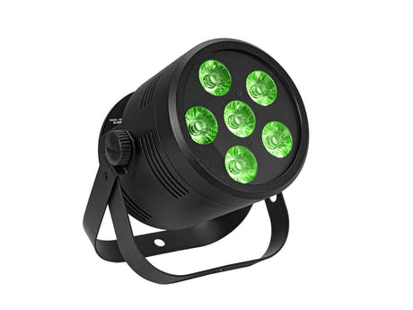 EUROLITE LED Silent Par 6 QCL Boden bk