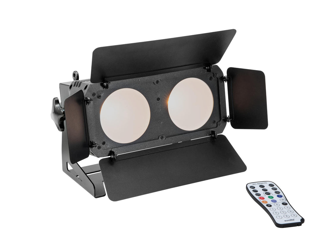 EUROLITE Set 4x LED CBB-2 WW/CW Fairlight + Koffer