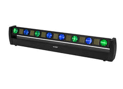 EUROLITE Set 4x LED BAR-8 SWING QCL bar + Flightcase mit Rollen