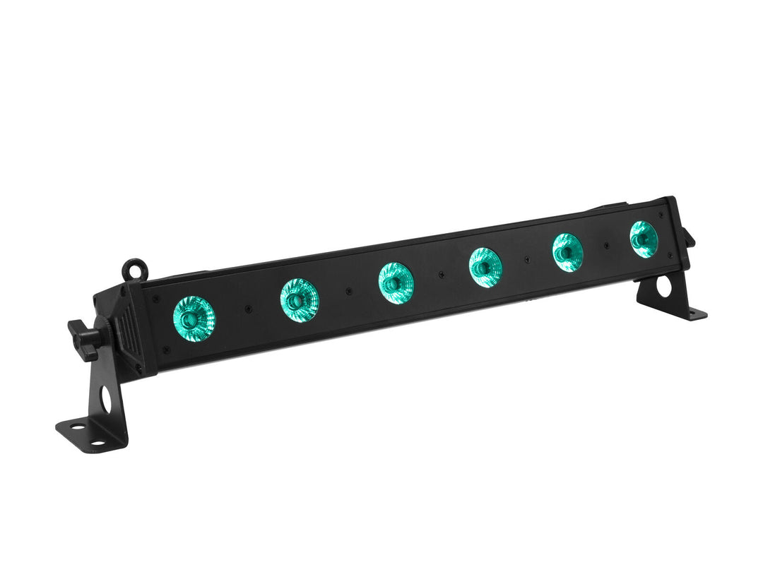 EUROLITE Set 2x LED BAR-6 QCL RGB+UV-Bar + Soft Bag