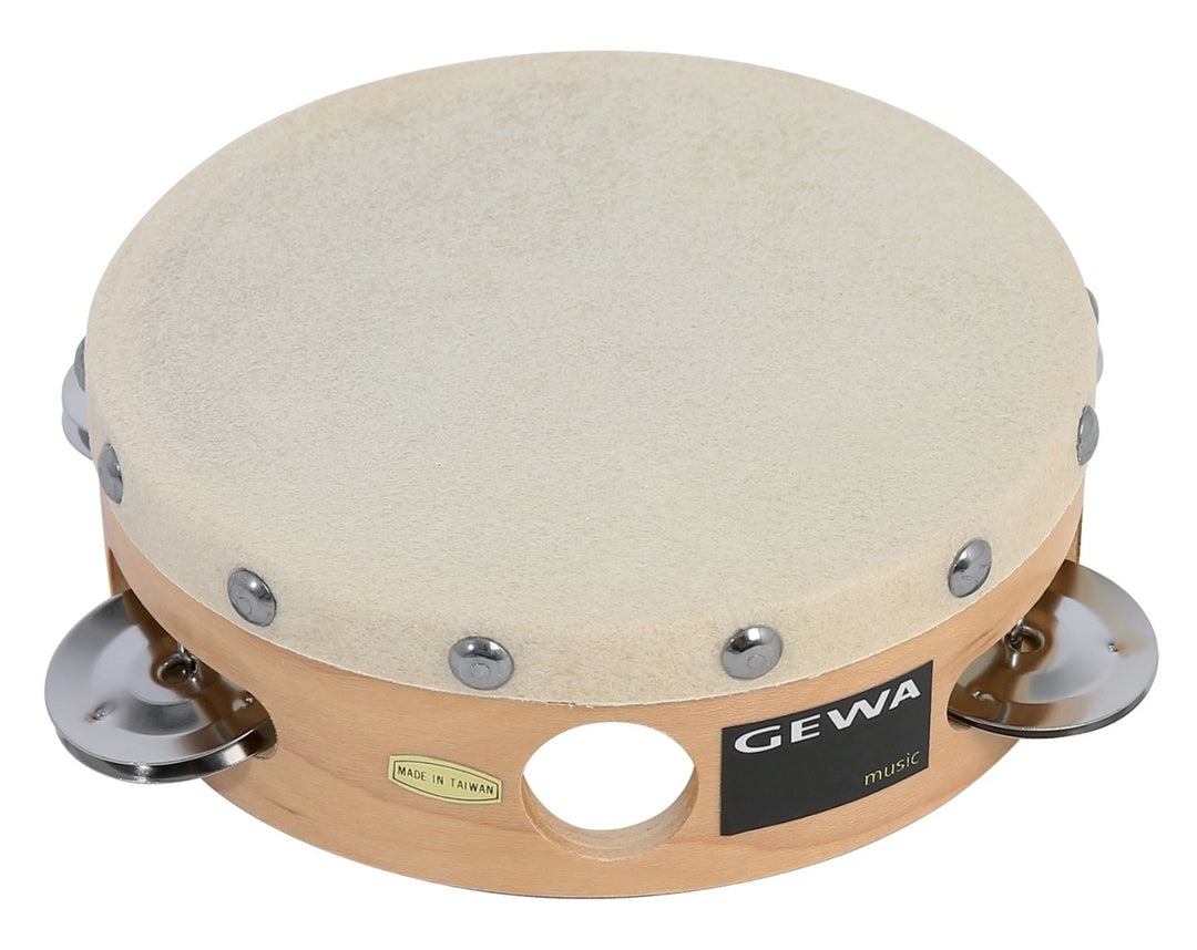 GEWA Tamburin Traditionell mit Schellen - 6"