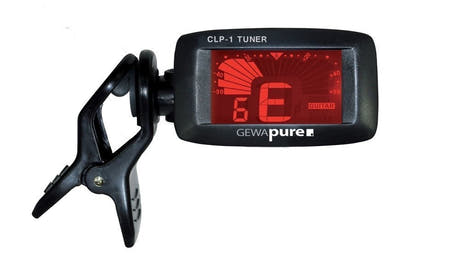 GEWA CLP-1 Clip-on-Tuner für Gitarren, bass und Ukulele