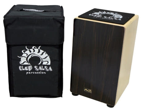 GEWA Club Salsa Cajon aus Birke mit Front aus Ebenholz