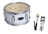 Basix Tenortrommel für Marsch 14" x 10", weiß, mit Schlägel