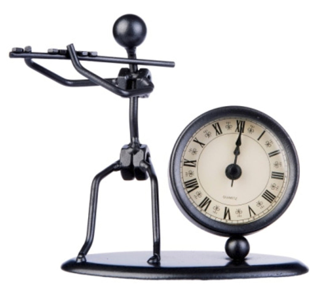 GEWA Skulptur mit Uhr - Flöte