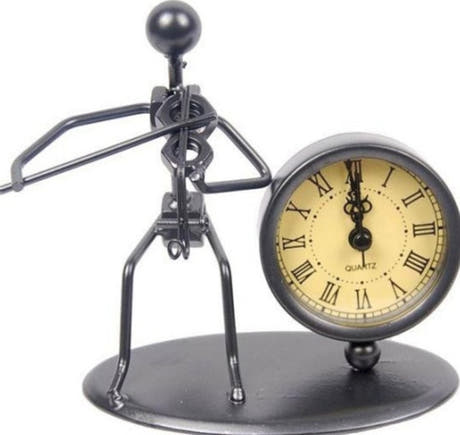 GEWA Skulptur mit Uhr - Geige