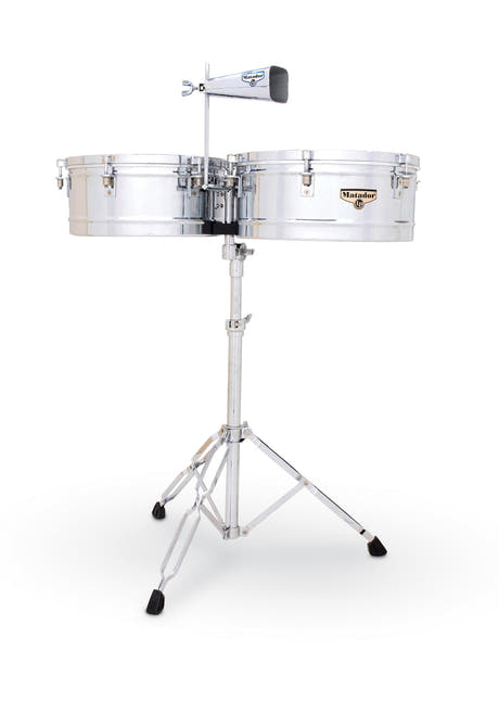 Latin Perkussion Timbales Matador - Chrom (M257)
