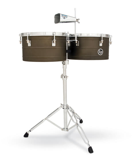 Latin Perkussion Timbales Matador - Antique Coat Steel (M258)