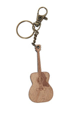 GEWA Schlüsselanhänger in Form einer gitarren, Holz