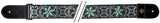 GEWA Gitarren Gurte F&S Folk Jacquard - Grün-White