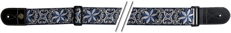 GEWA Gitarren Gurte F&S Folk Jacquard - Blau-White