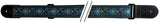 GEWA Gitarren Gurte F&S Folk Jacquard - Blau-Gelb