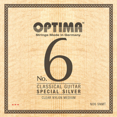 Optima Saiten für klassische Gitarren No. 6 Special Silver - Set Nylon medium (NO6.SNMT)