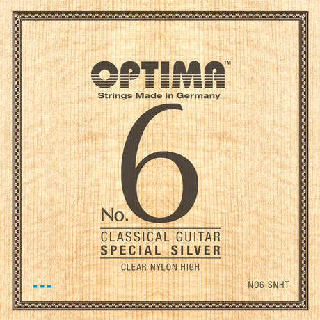 Optima Saiten für klassische Gitarren No. 6 Special Silver - Set Nylon hoch (NO6.SNHT)