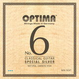 Optima Saiten für klassische Gitarren No. 6 Special Silver - Set Carbon high (NO6.SCHT)
