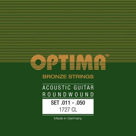 Optima Saiten für Akustikgitarren Bronze Saiten - Satz Custom-light (1727CL)