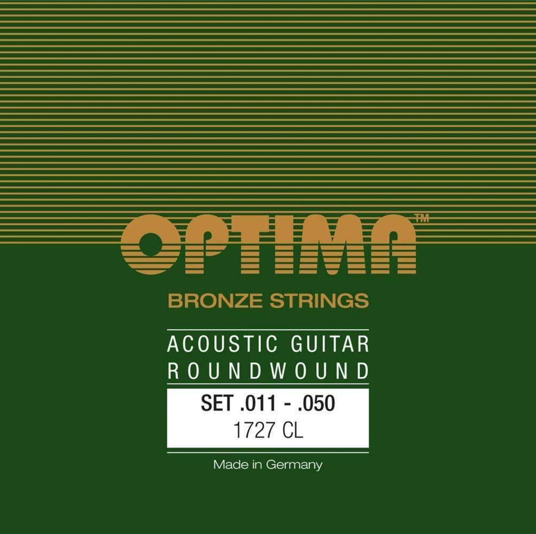 Optima Saiten für Akustikgitarren Bronze Saiten - Satz Custom-light (1727CL)
