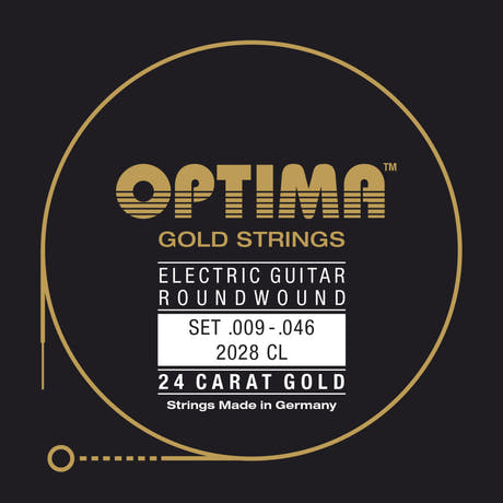 Optima 2028 CL Gold E-Gitarrensaiten, custom light