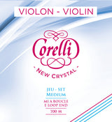 Corelli Violin strings New Crystal - Medium (700M)
