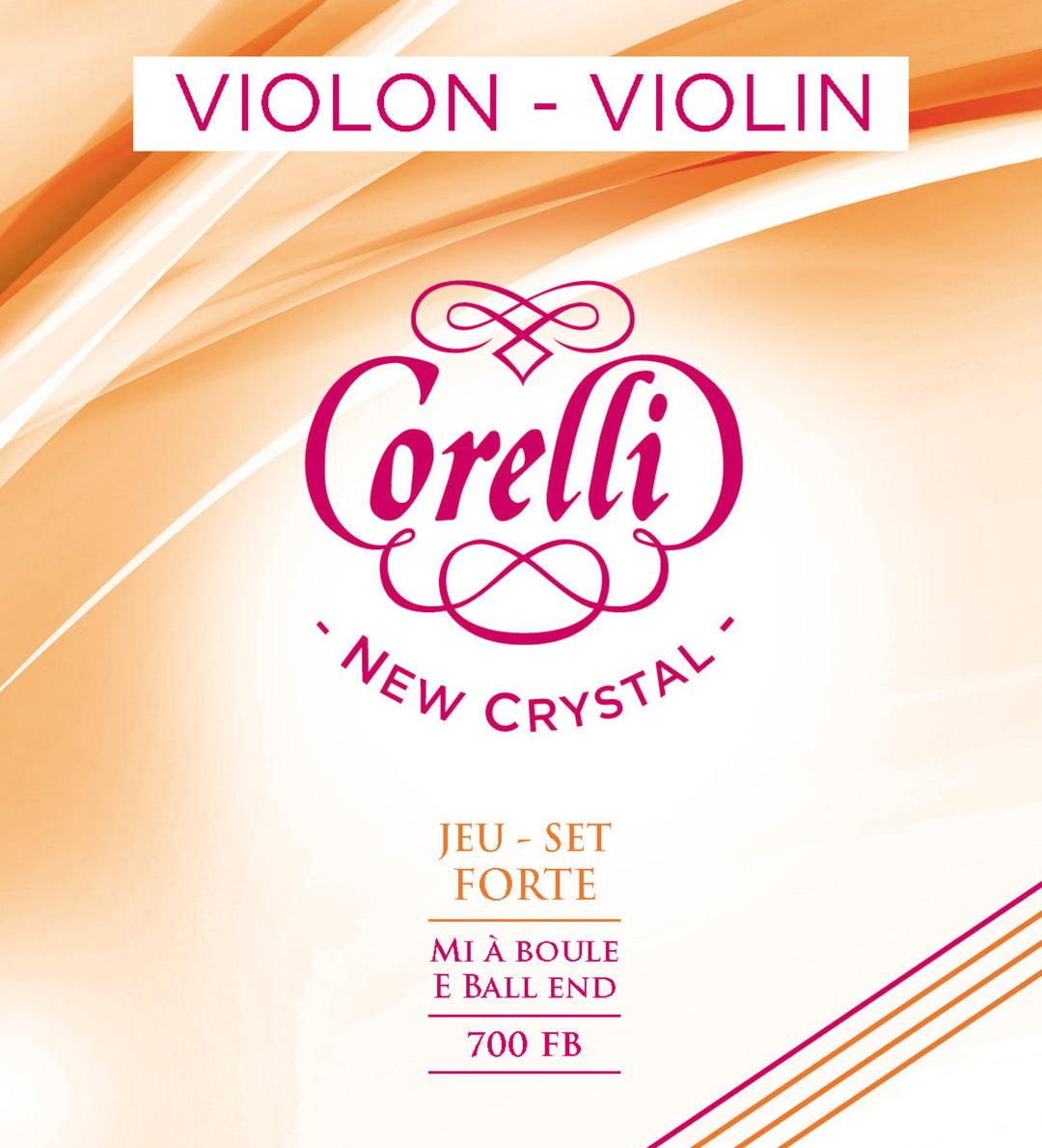 Corelli Geigen Saiten New Crystal - Forte (700FB)