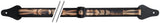 Fire & Stone Ukulelengurt aus Nylon, „Totem Two“, 37 mm