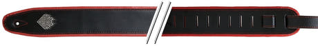 GEWA Gitarren Gurte F&S Comfort - Black/Red