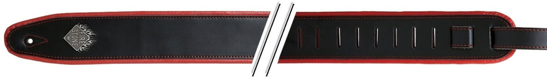 GEWA Gitarren Gurte F&S Comfort - Black/Red