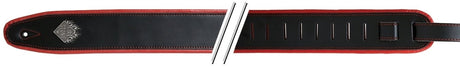 GEWA Gitarren Gurte F&S Comfort - Black/Red