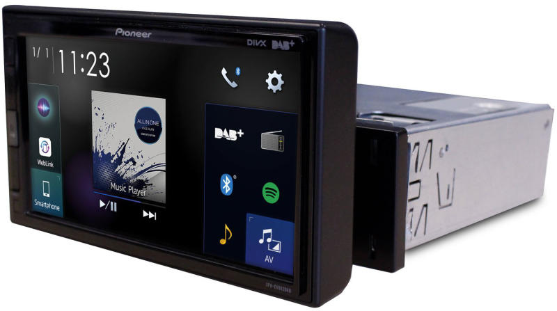 Pioneer SPH-EVO62DAB-Uni 1-DIN Autoradio m. Apple CarPlay, DAB und Bluetooth