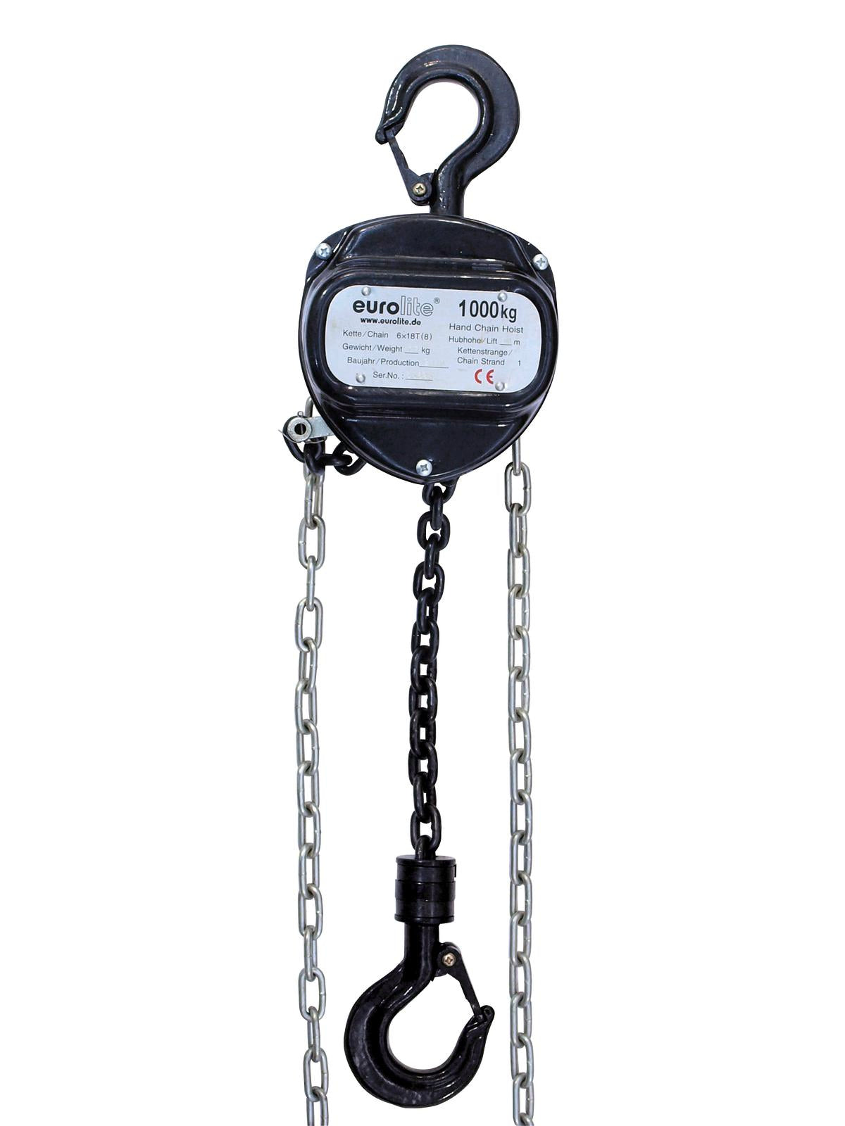 Eurolite Chain hoist 10M/1.0T black