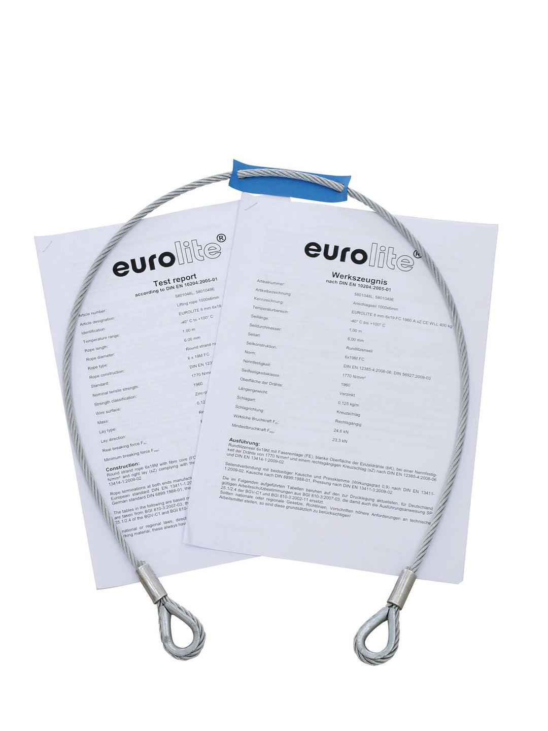 EUROLITE Safety Bond AG-15 4x1000mm bis zu 15kg