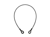 EUROLITE Steel Rope 1000x6mm black with Thimbles