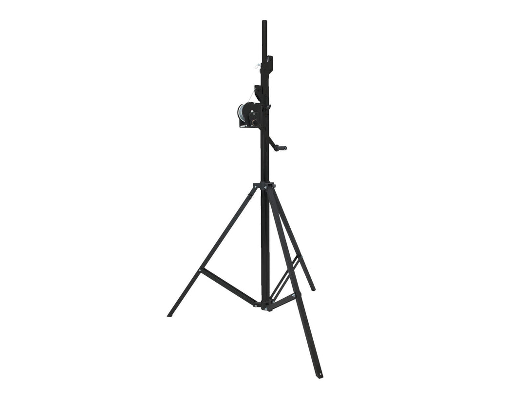 EUROLITE Set STT-400/85 Windenstativ TÜV/GS schwarz + STV-3529 Adapter lang
