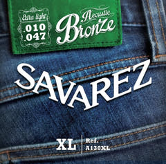 Savarez A130XL Bronze Westerngitarrensaiten, extra light .010 bis .047