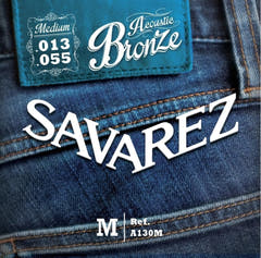 Savarez A130M Bronze Westerngitarrensaiten, medium .013 bis .055