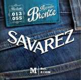 Savarez A130M Bronze Westerngitarrensaiten, medium .013 bis .055