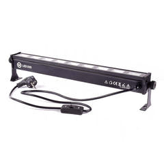 LIGHT4ME LED BAR UV 9 + WEISS professionelle Lichtdekoration 9x3W