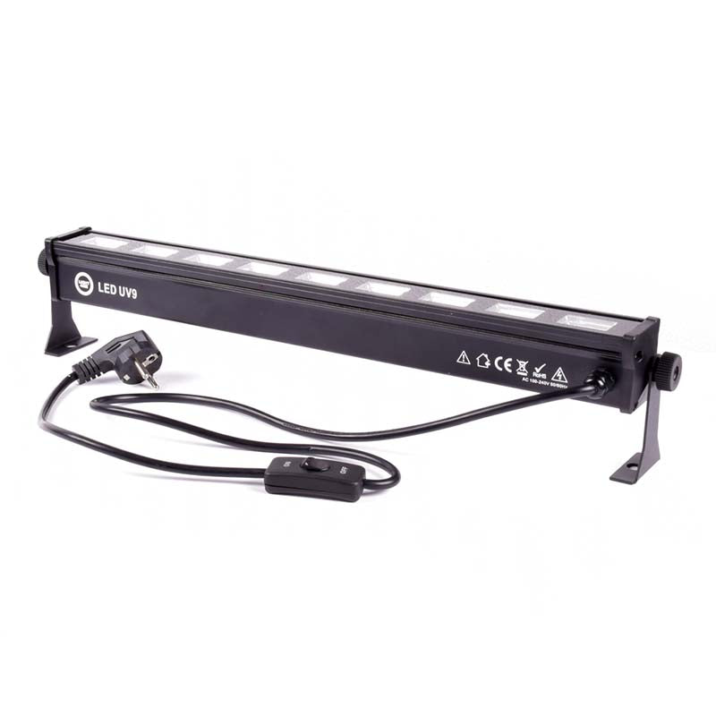 LIGHT4ME LED BAR UV 9 + WEISS professionelle Lichtdekoration 9x3W