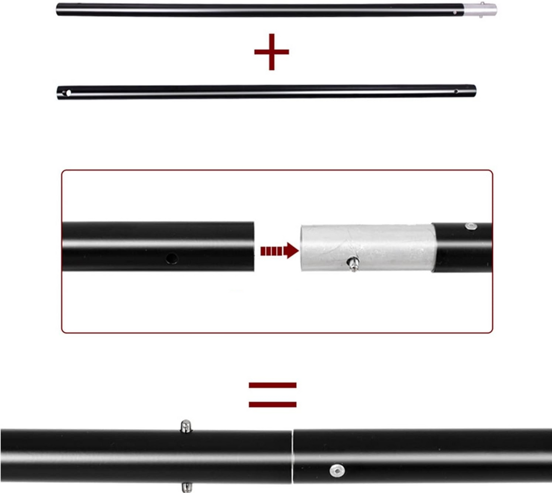 Hintergrundständer – 200x200cm mit cover und 4 Klemmen