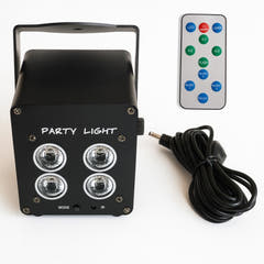 Light4Me 4x3W Batterie Spot