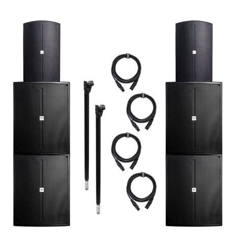 V-Tone NBX-115 Aktiv 15" PA Lautsprecher mit DSP (350W)