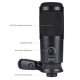 DNA CM USB KIT Kondensator USB Mikrofon Schwenkarm Popfilter Kabelset
